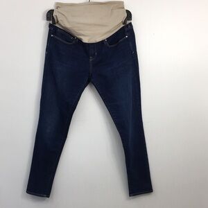 Gap Maternity Dark Wash Denim Legging Jean size 29/8R GREAT Condition